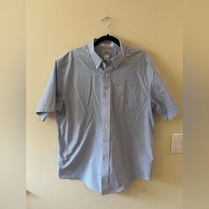 Men's LL Bean Wrinkle Resistant Kennebunk Sport Shirt, L Traditional Fit